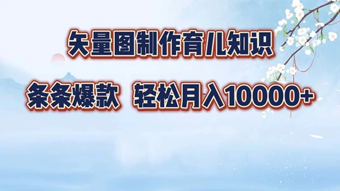 图片[1]-（12902期）矢量图制作育儿知识，条条爆款，月入10000+-蛙蛙资源网